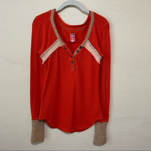 free people Nordic Nuzzle Lambswool Trim Thermal - M - Picture 8 of 13